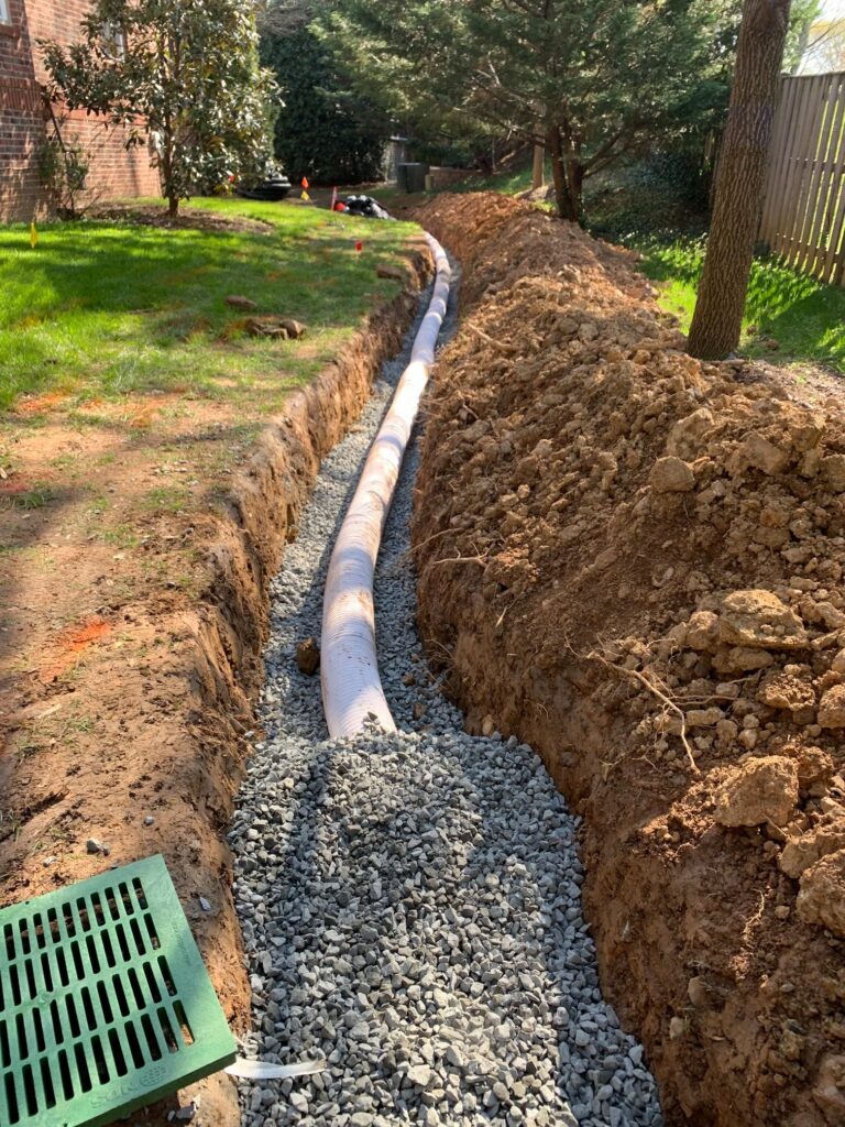 drainage solutions wc landscapes in Centerville
